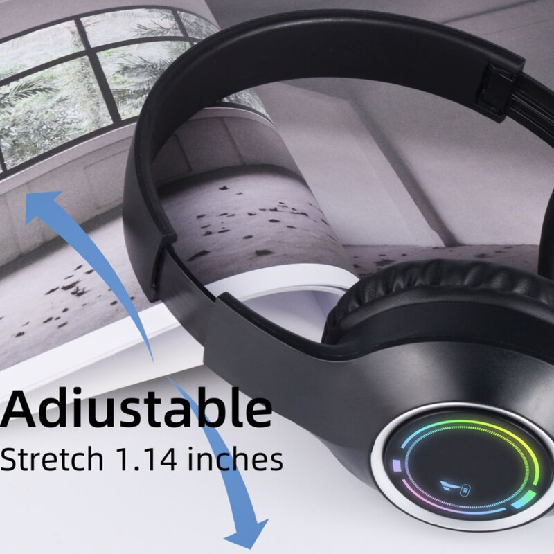 M3 juhtmevaba peakomplekti mürasummutav kokkupandavad stereokõrvaklapid LED-kõrvaklapid mobiiltelefoni arvuti sülearvuti jaoks