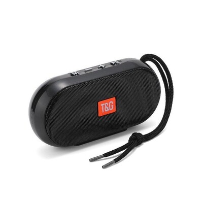 T&G hordozható Bluetooth hangszóró vezeték nélküli TWS mini basszus oszlop Boombox FM USB BT kültéri zenelejátszó okostelefonhoz PC laptophoz