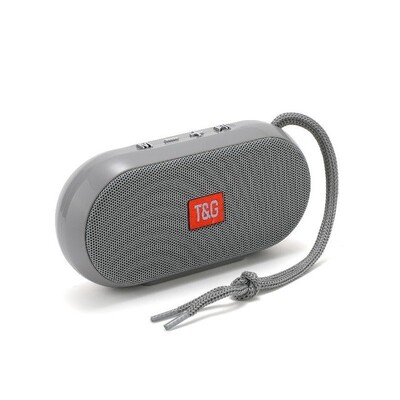 T&G hordozható Bluetooth hangszóró vezeték nélküli TWS mini basszus oszlop Boombox FM USB BT kültéri zenelejátszó okostelefonhoz PC laptophoz