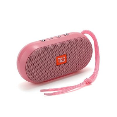 T&G hordozható Bluetooth hangszóró vezeték nélküli TWS mini basszus oszlop Boombox FM USB BT kültéri zenelejátszó okostelefonhoz PC laptophoz