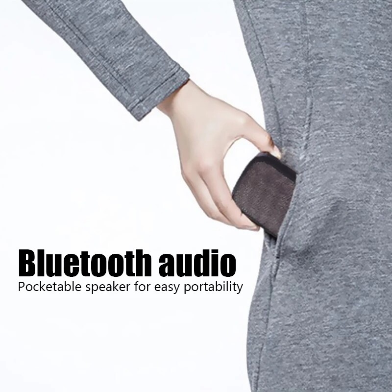 Auduma skaļrunis Bluetooth5.0 bezvadu savienojums pārnēsājams āra sporta audio stereo atbalsts Tf karte mobilais tālrunis universāls