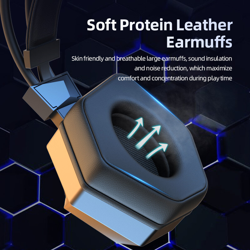 Căști de jocuri cu fir cu lumină LED cu mufă de 3,5 mm Sunet surround HD Microfon pentru PC Computer Laptop PS4 PS5 XBox Switch Căști