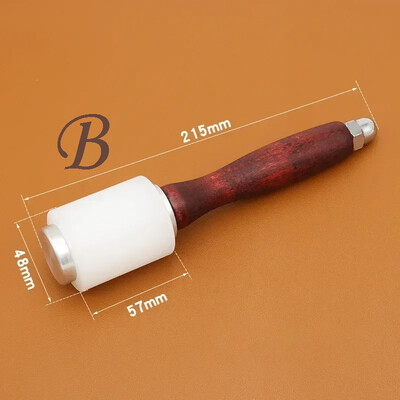 Odos drožyba amatų plaktuko įrankių rinkinys Karvės odos štampavimo pjovimo siuvimo „pasidaryk pats“ įrankiai Plaktukas, odos perforavimo įrankiai