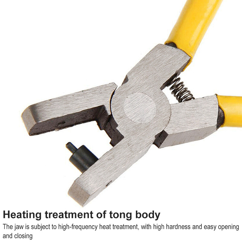 Odinio diržo kilpos tvirtinimo audinys batų skylės perforavimo replės siuvimo mašina krepšys įrankis buitinės replės laikiklis kniedės užsegimo įrankis