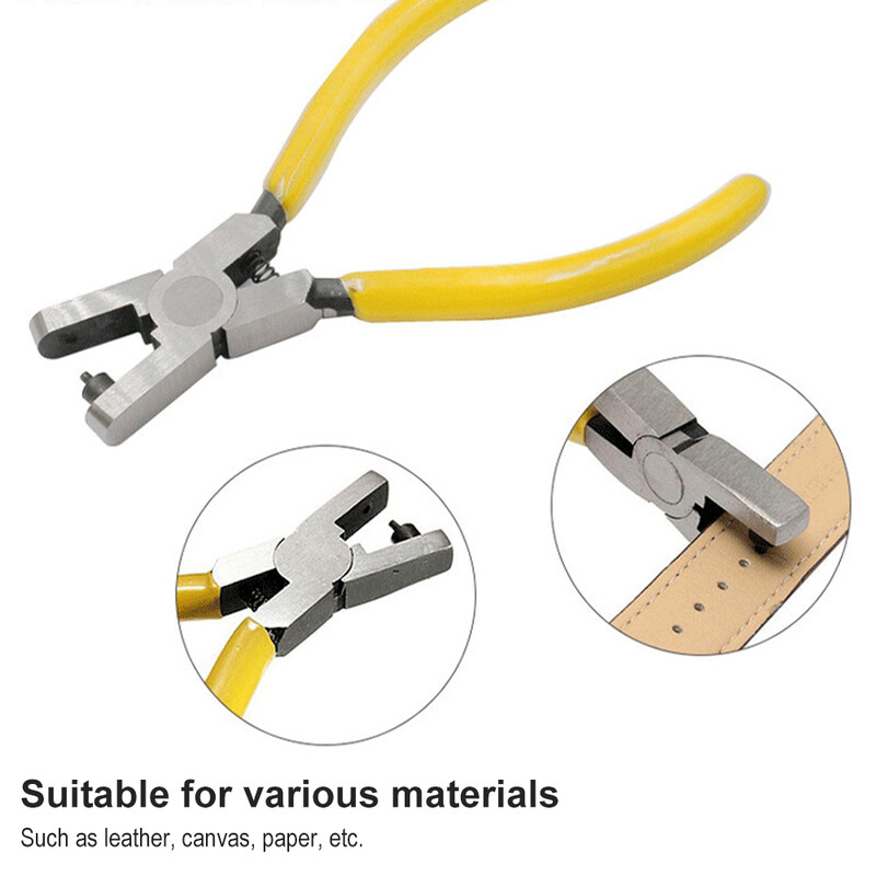 Odinio diržo kilpos tvirtinimo audinys batų skylės perforavimo replės siuvimo mašina krepšys įrankis buitinės replės laikiklis kniedės užsegimo įrankis