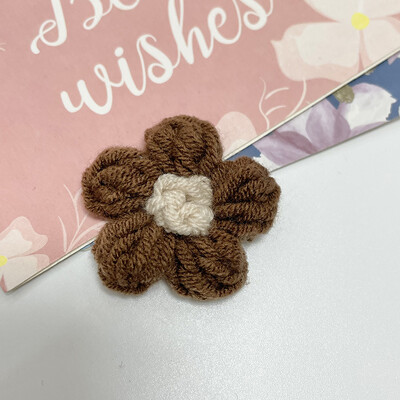 20kom Mliječno paperje Vunena pređa Cvijeće Aplicirane zakrpe DIY Naušnice Ukosnice Nakit Odjeća Dodaci za kosu Materijal Ukrasi