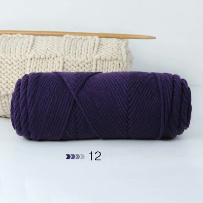 100 g/vnt storio pluošto verpalai, stambūs pieno saldūs, minkšti medvilniniai kūdikių mezgimo vilnos rankiniai mezgimo vilnos nėrimo verpalai, skirti „pasidaryk pats“ megztiniui