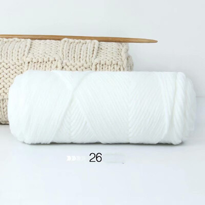 100 g/vnt storio pluošto verpalai, stambūs pieno saldūs, minkšti medvilniniai kūdikių mezgimo vilnos rankiniai mezgimo vilnos nėrimo verpalai, skirti „pasidaryk pats“ megztiniui