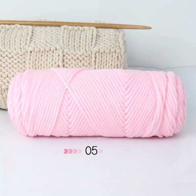 100 g/vnt storio pluošto verpalai, stambūs pieno saldūs, minkšti medvilniniai kūdikių mezgimo vilnos rankiniai mezgimo vilnos nėrimo verpalai, skirti „pasidaryk pats“ megztiniui