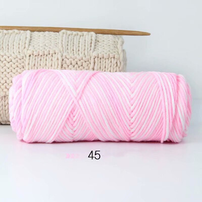 100 g/vnt storio pluošto verpalai, stambūs pieno saldūs, minkšti medvilniniai kūdikių mezgimo vilnos rankiniai mezgimo vilnos nėrimo verpalai, skirti „pasidaryk pats“ megztiniui