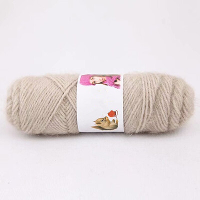 Priadza veverička, stredne hrubá, mäkká, svetlá hodvábna niť, ručne vyrobené, DIY pletenie, šijacie potreby, háčkovaná šatka, čiapka 75g
