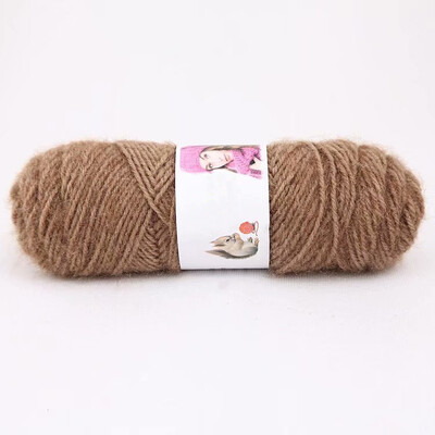 Priadza veverička, stredne hrubá, mäkká, svetlá hodvábna niť, ručne vyrobené, DIY pletenie, šijacie potreby, háčkovaná šatka, čiapka 75g