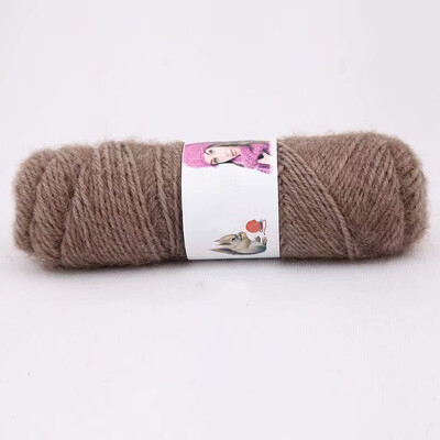 Priadza veverička, stredne hrubá, mäkká, svetlá hodvábna niť, ručne vyrobené, DIY pletenie, šijacie potreby, háčkovaná šatka, čiapka 75g
