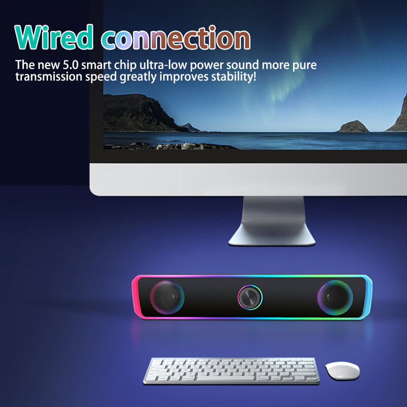 Sistem de sunet home theater Difuzor Bluetooth Bară de sunet surround 4D Difuzor pentru computer pentru TV Caseta de bară de sunet Subwoofer Cutie muzicală stereo