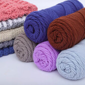 100 g/kamuolys Minkšti 8 sluoksniai pieninės medvilnės verpalai Apvalūs adatų siūlai mezgimui Vilnoniai siūlai Megztinis „Pasidaryk pats“ kepurė Šalikas šiltas mezgimas rankomis