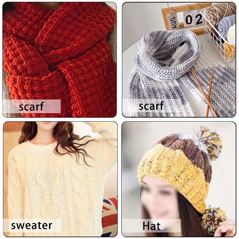 100 g/kamuolys Minkšti 8 sluoksniai pieninės medvilnės verpalai Apvalūs adatų siūlai mezgimui Vilnoniai siūlai Megztinis „Pasidaryk pats“ kepurė Šalikas šiltas mezgimas rankomis