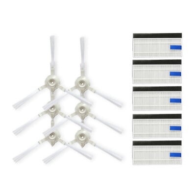 HEPA filtro šoninis šepetys, skirtas Rowenta smart force esminiams „Aqua Robotic“ dulkių siurblio dalių priedams