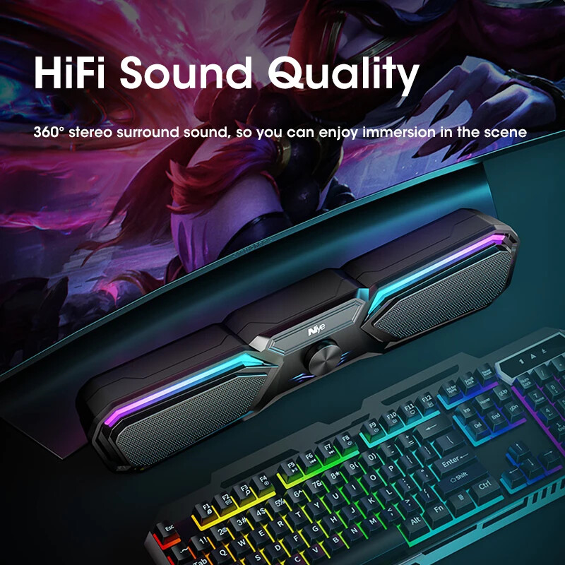 Kodukino helisüsteem Bluetoothi kõlar 4D ruumilise heliriba arvuti kõlar teleri jaoks Soundbar Box Subwoofer Stereo muusikaboks