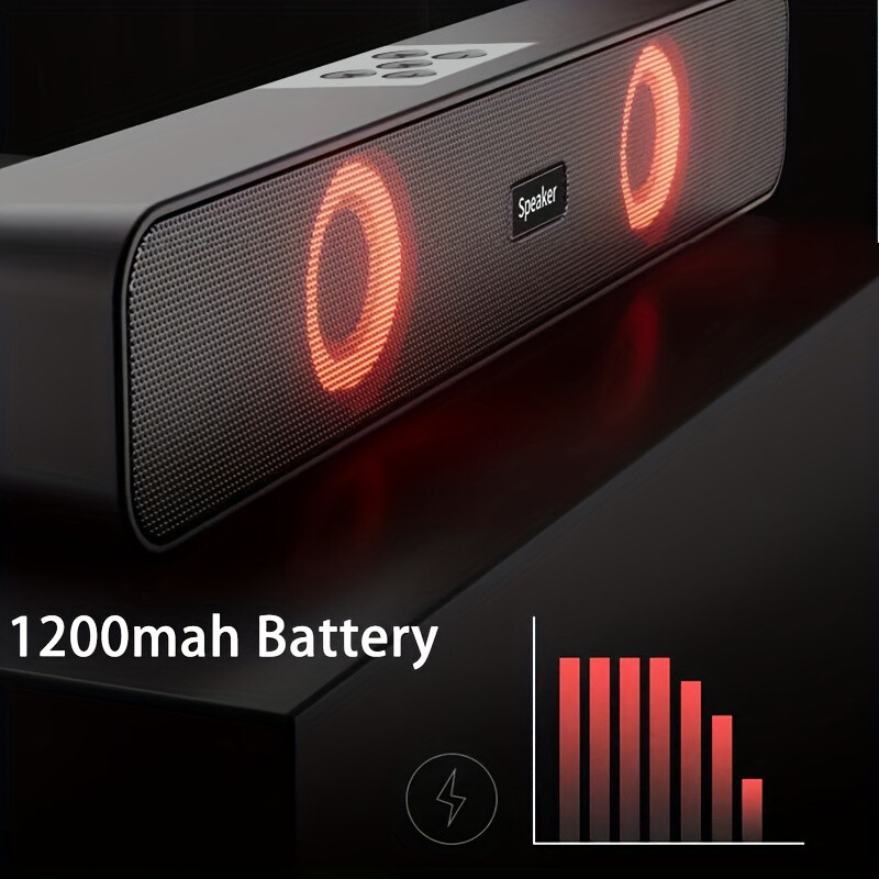 Ruumiline heliriba Juhtmevaba arvuti kõlarid Stereo-subwooferi heliriba lauaarvuti sülearvutitele arvutiteleri kõlarid kodukinosüsteemile