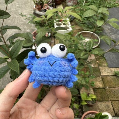 Chei de mașină din lână de catifea de crab colorat croșetate manual, breloc pentru geantă, bijuterii lucrate manual, cadou cu ridicata