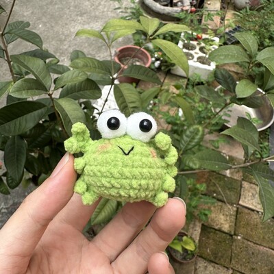 Chei de mașină din lână de catifea de crab colorat croșetate manual, breloc pentru geantă, bijuterii lucrate manual, cadou cu ridicata