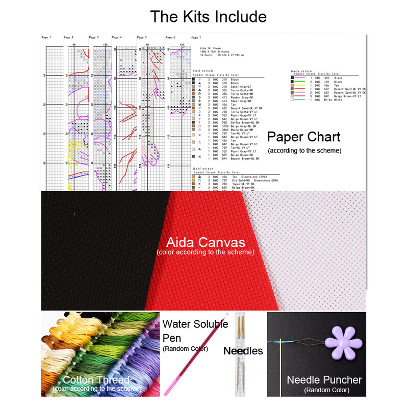 „Amishop Gold Collection“ skaičiuojamas kryžminio dygsnio rinkinys, amarilis žydinčiose gėlėse, vazoninis augalas Dim 06912, „pasidaryk pats“ siuvinėjimas