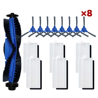 Pre robotický vysávač Uoni S1, náhradná hlavná bočná kefa, HEPA filter, náhradné diely, príslušenstvo a príslušenstvo.