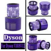 Pre Dyson V10 HEPA filter Príslušenstvo Robotický vysávač SV12 Umývateľný filter Náhradné čistiace náhradné diely