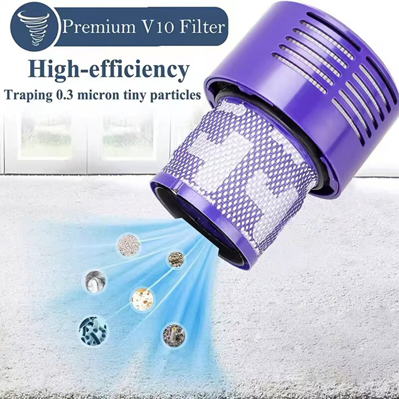 Pre Dyson V10 HEPA filter Príslušenstvo Robotický vysávač SV12 Umývateľný filter Náhradné čistiace náhradné diely