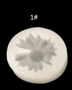 Mazā margrietiņa silikona veidne Fondant pelējuma kūka DecoTool auto aromterapijas simulācija ziedu kulonu pelējuma aromterapijas ģipša veidne