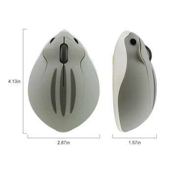 Cute Wireless 2.4G Mouse Hamster Designed Creative Mause Εργονομικό USB Optical 1200 DPI Mini Mice Παιδικά δώρα για φορητό υπολογιστή