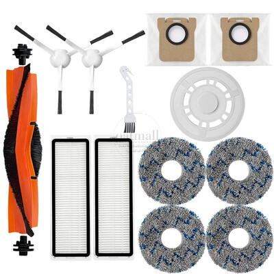 Tartozékok Xiaomi Robot Vacuum S20+ / S10+ porszívóhoz alkatrészcsere készlet főkefe Hepa szűrő felmosó párnák