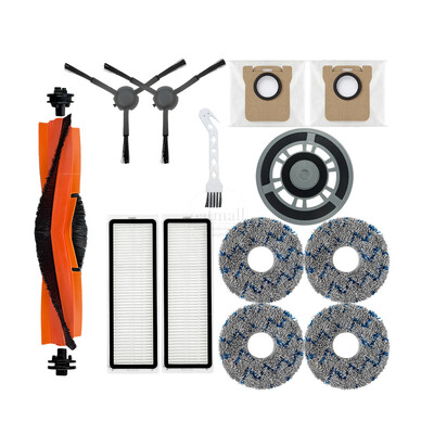 Tartozékok Xiaomi Robot Vacuum S20+ / S10+ porszívóhoz alkatrészcsere készlet főkefe Hepa szűrő felmosó párnák