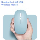 Mouse Bluetooth fără fir reîncărcabil Macaron Mouse USB 2,4G pentru Android Windows Tablet Laptop Notebook PC pentru IPAD mobil