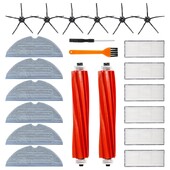 Roborock S7 atsarginės dalys, Roborock S7/S7+/T7S Plus/T7 atsarginės dalys, pagrindiniai šepečiai, filtrai, šoniniai šepečiai