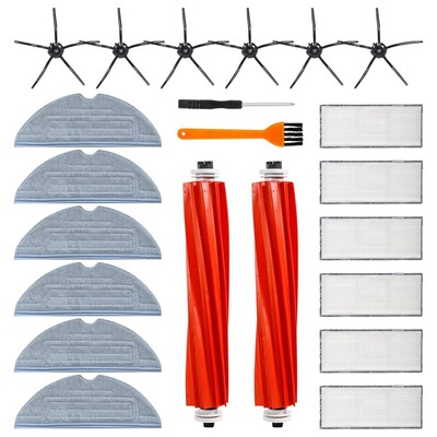 Roborock S7 atsarginės dalys, Roborock S7/S7+/T7S Plus/T7 atsarginės dalys, pagrindiniai šepečiai, filtrai, šoniniai šepečiai