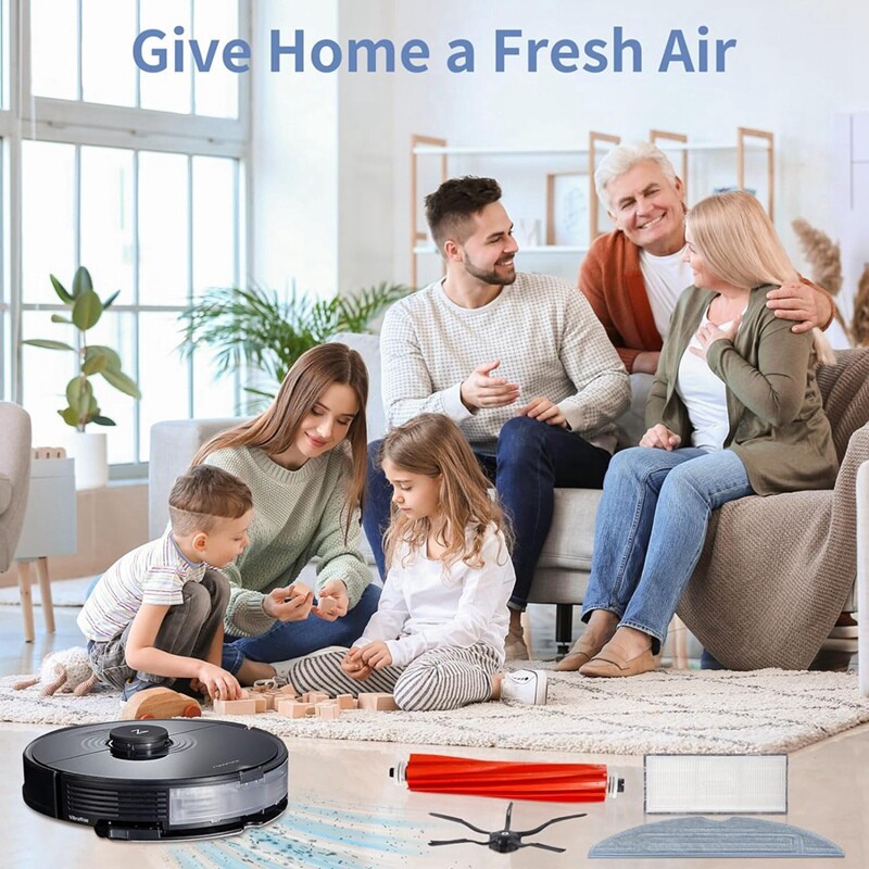 Roborock S7 atsarginės dalys, Roborock S7/S7+/T7S Plus/T7 atsarginės dalys, pagrindiniai šepečiai, filtrai, šoniniai šepečiai