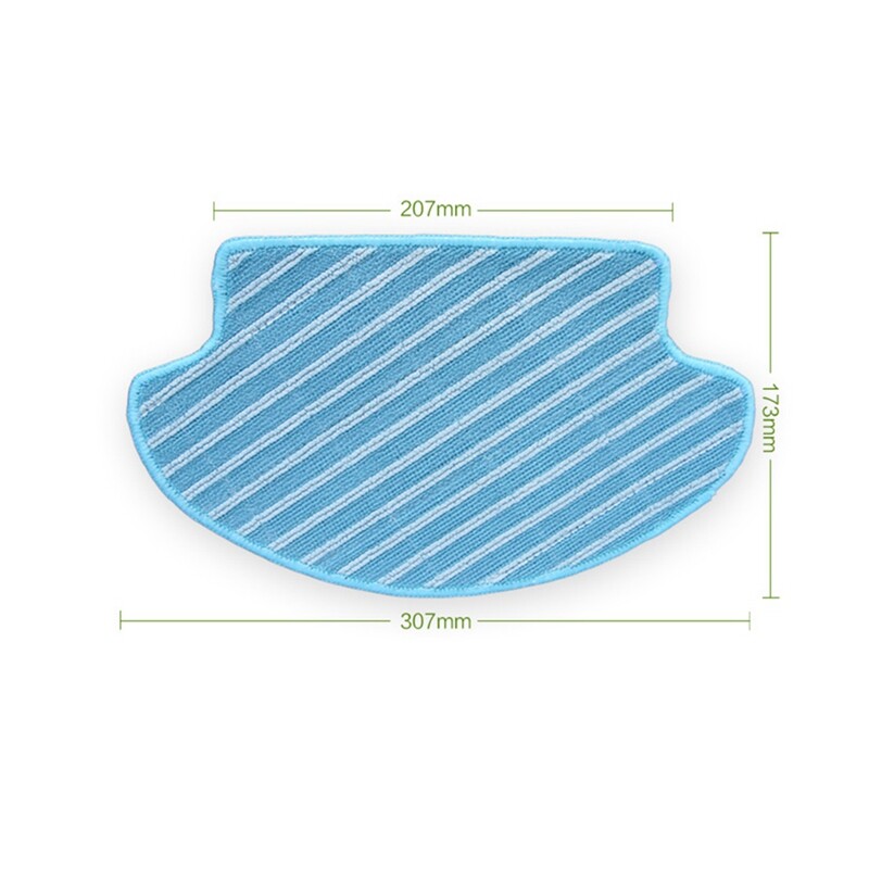 Robotinis dulkių siurblys Pagrindinis šoninis šepetys Hepa filtras, šluostės šluostės keitimo priedai, skirti Ecovacs Debot DE55 DE53 DE35