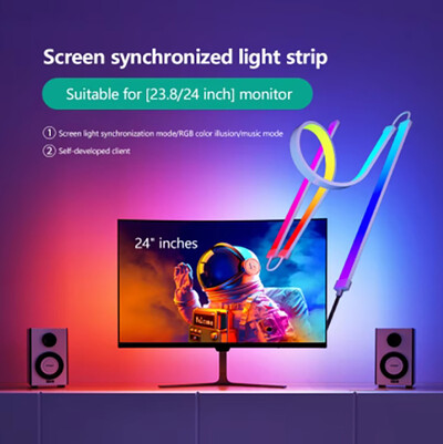 Skydimo Color Music Game Sync 24" Screen Gaming Amosphere Ambient Smart TV Οθόνη LED Λωρίδα οπίσθιου φωτισμού για οθόνη υπολογιστή