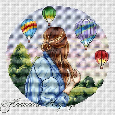 Siuvinėjimo kryželiu rinkinys Atgal Girl Series 22 28ct 18ct 14ct 11ct gali būti pritaikytas pagal užsakymą spausdintas audinys, rankinis medžiagos krepšys