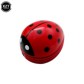 Mini Ladybug ηλεκτρική σκούπα Τραπέζι Ηλεκτρική σκούπα Dust Cleaner Desktop Coffee Dust Collector για καθαρισμό επιφάνειας εργασίας γραφείου στο σπίτι