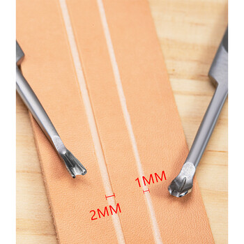 WUTA Δερμάτινα Εργαλεία Groover Skiving Tool Edge Bevelers Denching Device DIY Hand Craft Working Working Wallet Crease Folded Line