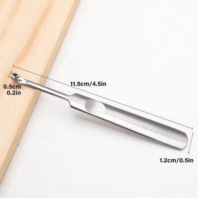 WUTA Kožni alati Groover Alat za ljuštenje Rubovi za košenje rubova Uređaj za kopanje rova DIY Ručni radni alat Novčanik Nabor Presavijena linija