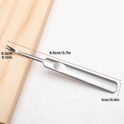 WUTA Kožni alati Groover Alat za ljuštenje Rubovi za košenje rubova Uređaj za kopanje rova DIY Ručni radni alat Novčanik Nabor Presavijena linija