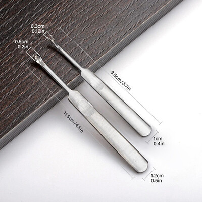 WUTA Kožni alati Groover Alat za ljuštenje Rubovi za košenje rubova Uređaj za kopanje rova DIY Ručni radni alat Novčanik Nabor Presavijena linija