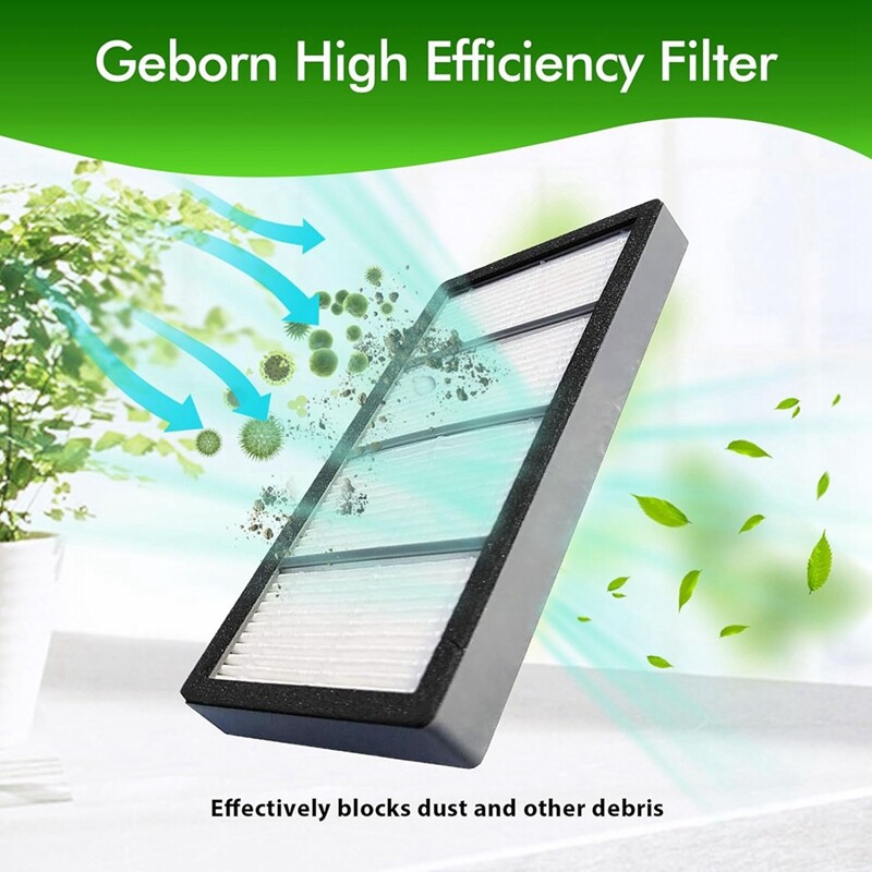 Irobot Roomba S9 (9150) S9+ S9 Plus (9550) S serijos dulkių siurblio pagrindinio šoninio šepečio Hepa filtro atsarginės dalys