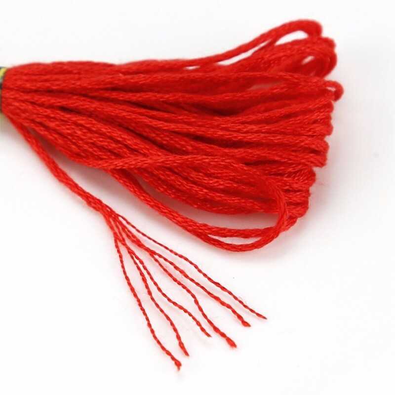 Environmental Protection Κλάδος Κεντήματος Σταυροβελονιάς 50Χρώμα Κλωστή Κεντήματος Πολυεστέρας Βαμβακερή γραμμή κεντήματος με νήμα