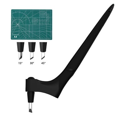 Gyro Cut Craft Tools Žiro-rezač od nehrđajućeg čelika 360 stupnjeva Nož za papir Gyro-cut Sigurnosni rezač Umjetnički alat za rezanje Kožni obrt