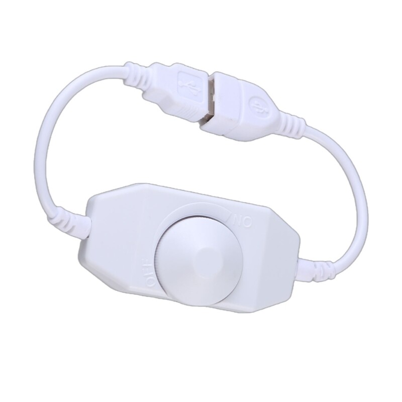DC5V USB LED šviesos diodo prailginimo greičio reguliatorius jungikliai Maitinimo kabelio valdiklis USB lubų ventiliatoriui USB LED lemputė 25UB