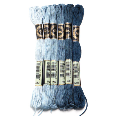 6 db/tétel 8 m poliészter keresztszemes cérna Színes hímző cérna pánt barkács varráshoz kézműves ruházati kiegészítők